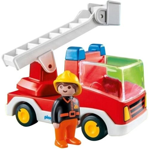 6967 PLAYMOBIL 123 Brandweerwagen met Ladder1