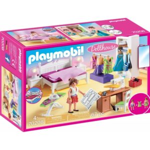 70208 PLAYMOBIL Dollhouse Slaapkamer met Mode Ontwerphoek