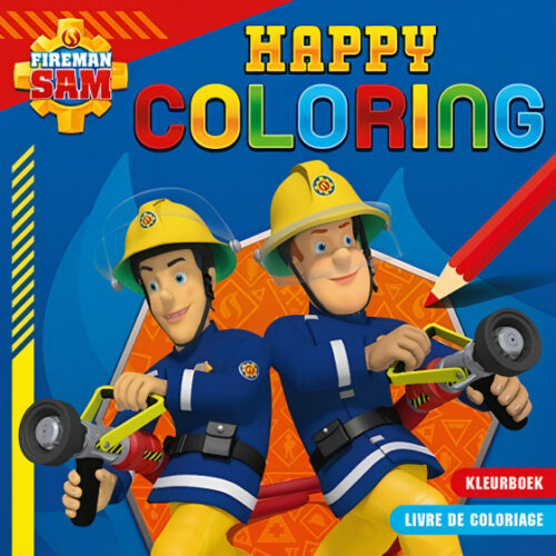 Brandweerman Sam Happy Colouring Kleurboek