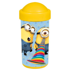 Minions Schoolbeker met Deksel
