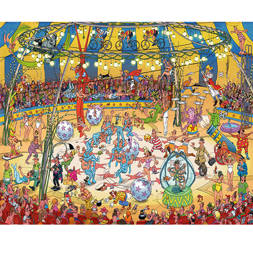 Jan van Haasteren Acrobaten Circus1