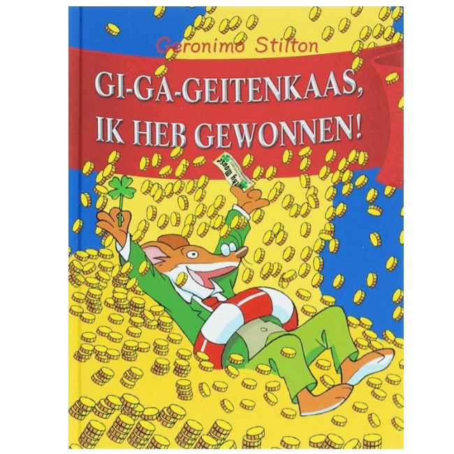 Geronimo Stilton Giga geitenkaas ik heb gewonnen