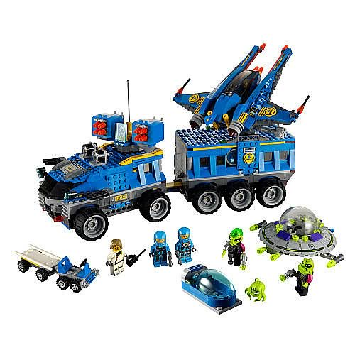 7066 LEGO Alien Conquest Verdedigings hoofdkwartier - Afbeelding 2
