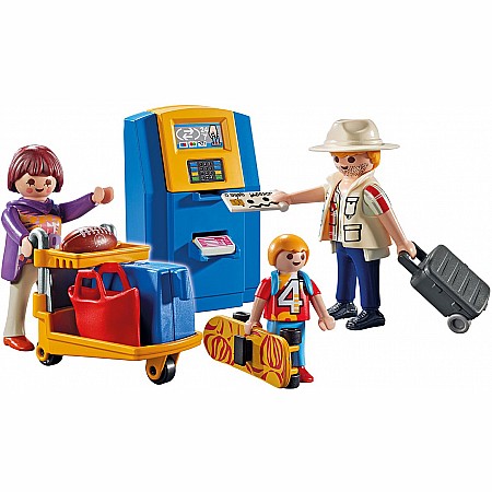 5399 PLAYMOBIL City Action Vakantiegangers aan Incheckbalie - Afbeelding 2