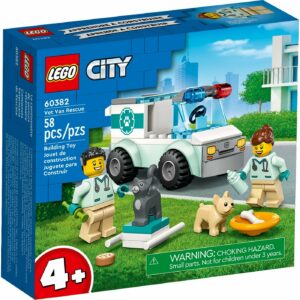 60382 LEGO City Dierenarts Reddingswagen