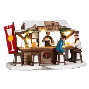 LuVille Kerstdorp Miniatuur Schnaps Markt