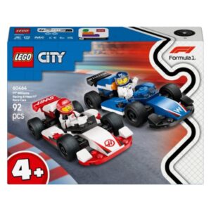 60464 LEGO City Williams Racing en Haas F1 racewagens