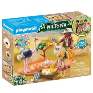 71296 PLAYMOBIL Wiltopia Op bezoek bij papa struisvogel