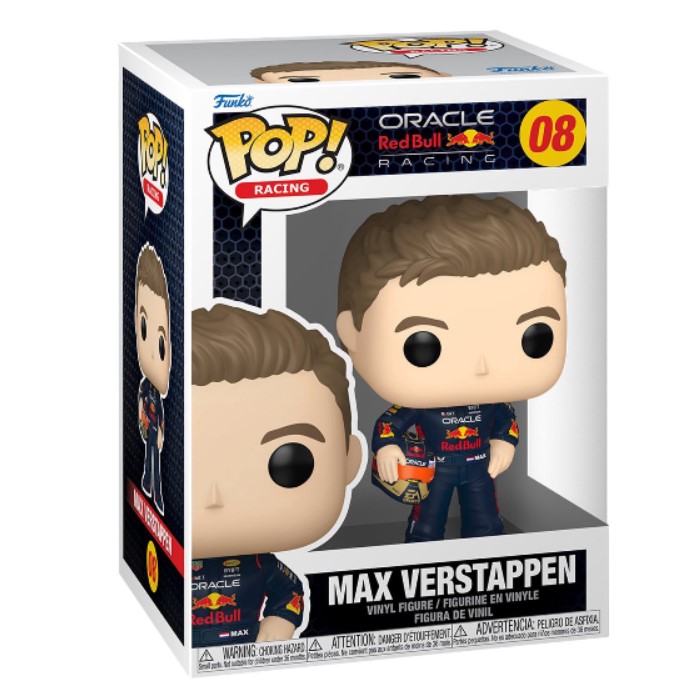 Funko Pop Racing Max Verstappen #08