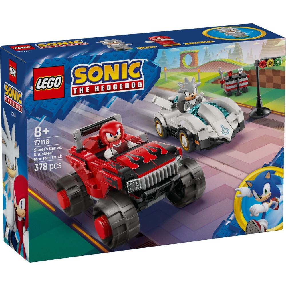 77118 LEGO Sonic the Hedgehog Silvers Auto vs. Knuckles Monstertruck