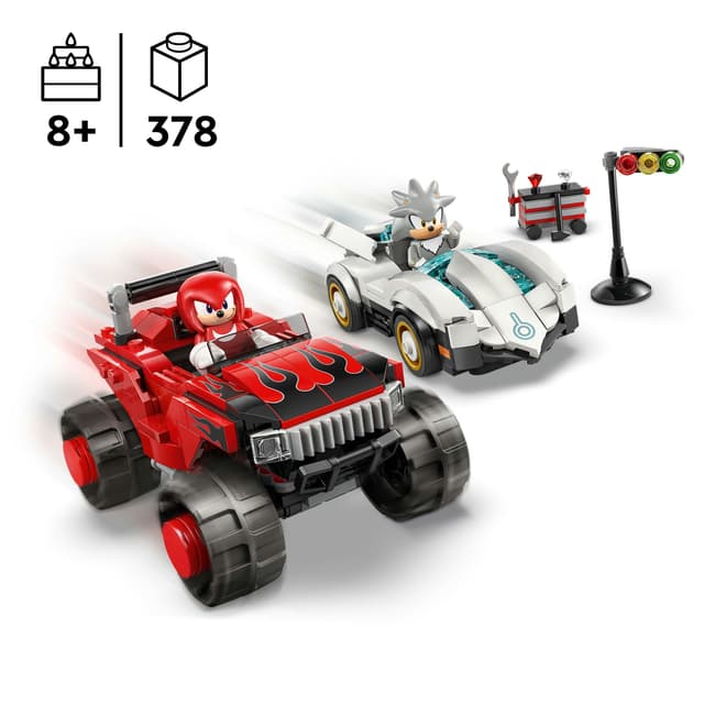 77118 LEGO Sonic Silvers Auto vs. Knuckles Monstertruck - Afbeelding 2